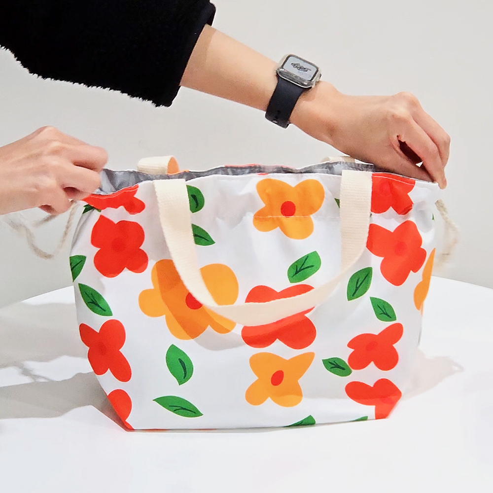 온다온 패턴백 도시락가방 보온보냉 이유식가방 직장인 런치백