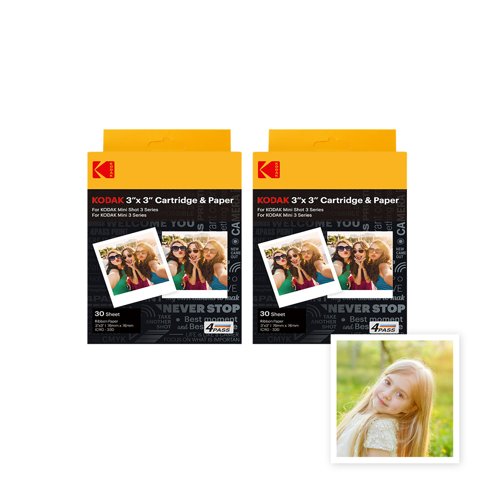 코닥 포토프린터 카트리지 60매 미니3/미니샷3 전용 3인치