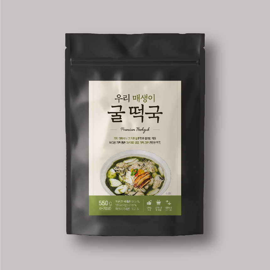 우리 매생이 굴 떡국 550g 설날 명절 국산 - 상세 이미지 4