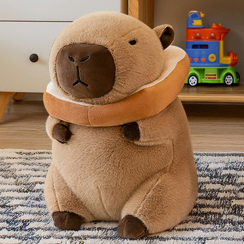 구쯔야 카피바라 쉐프바라 30cm 귀여운 큰인형 동물 인형 애니멀 이미지 6