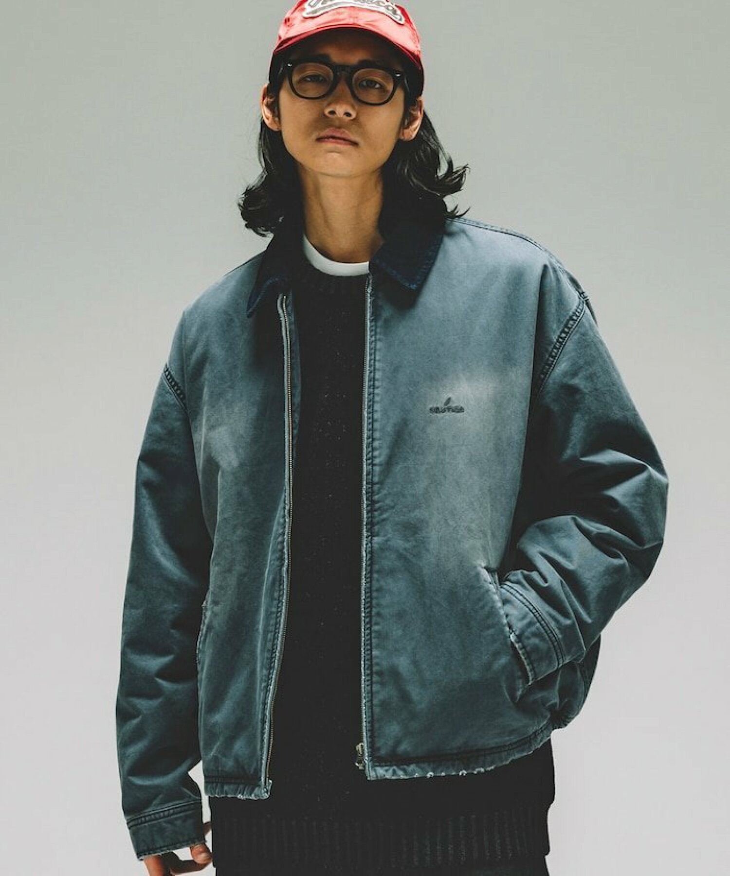 노티카 NAUTICA Garments Dyed Chino Zip 블루종 안솜 자켓 3컬러 - 상품 이미지