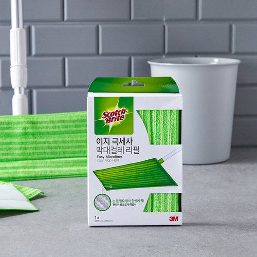 3M 스카치브라이트 이지 극세사 막대걸레 리필