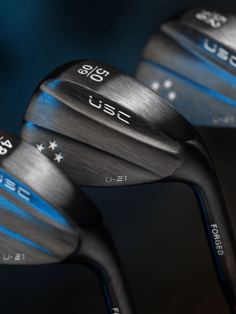 USC U-21 연철 단조 CNC 밀링 골프 웨지 고성능 비공인 웻지 1+1