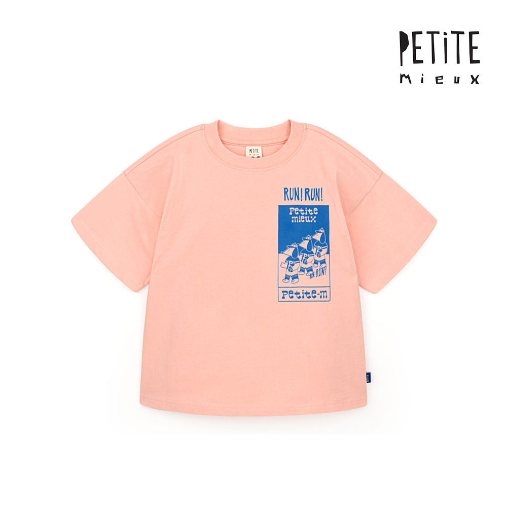 [쁘띠뮤] 쁘띠런반팔티(HMECT53_PK) : Tp-shop