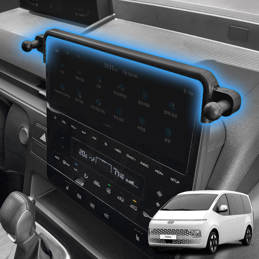 픽스 스타리아 4세대 US4(21~25년식)전용 차량용 핸드폰 거치대 마운트 단일 제품 이미지