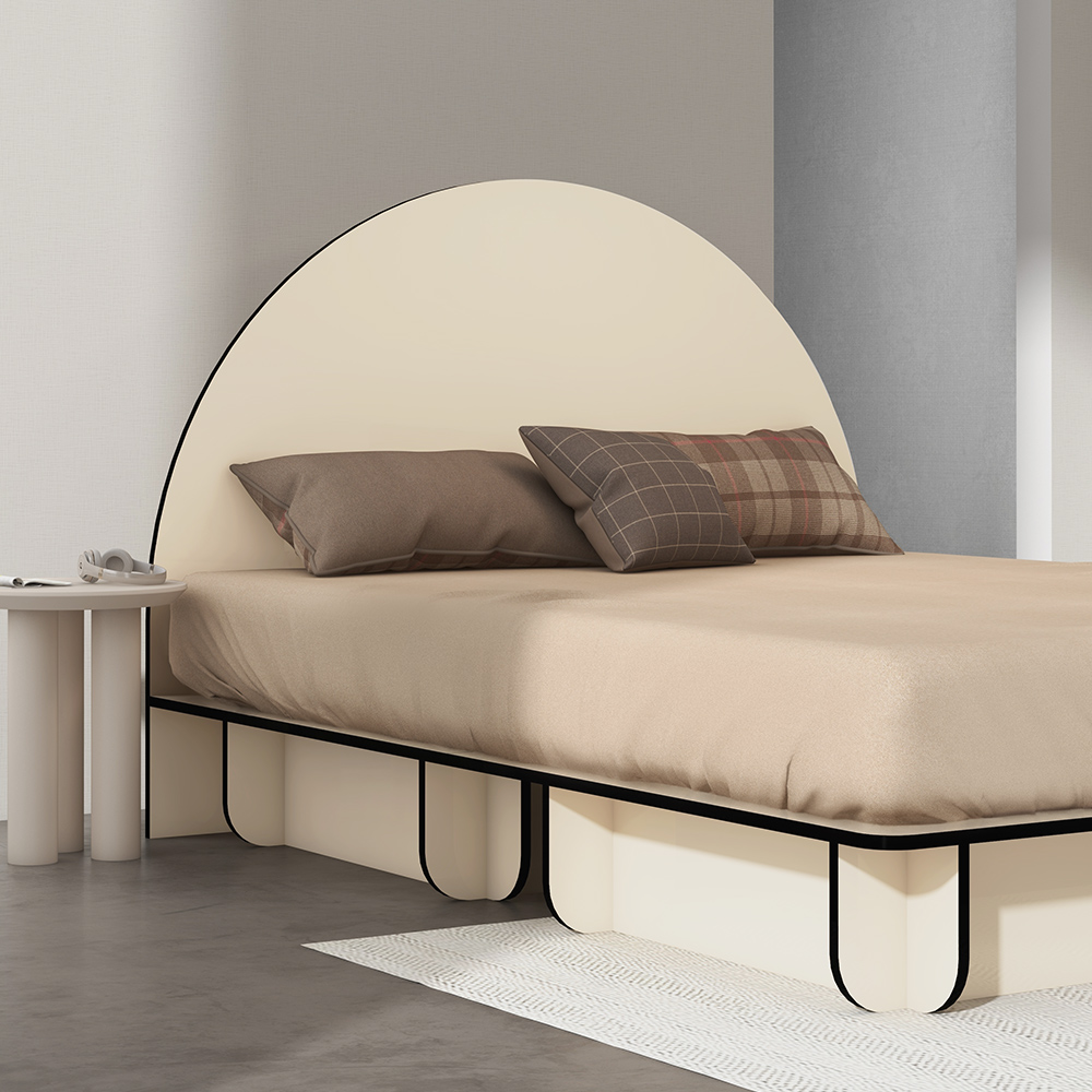 누어 룬드 아크 반원헤드 수납침대 프레임 싱글 슈퍼싱글 S/SS