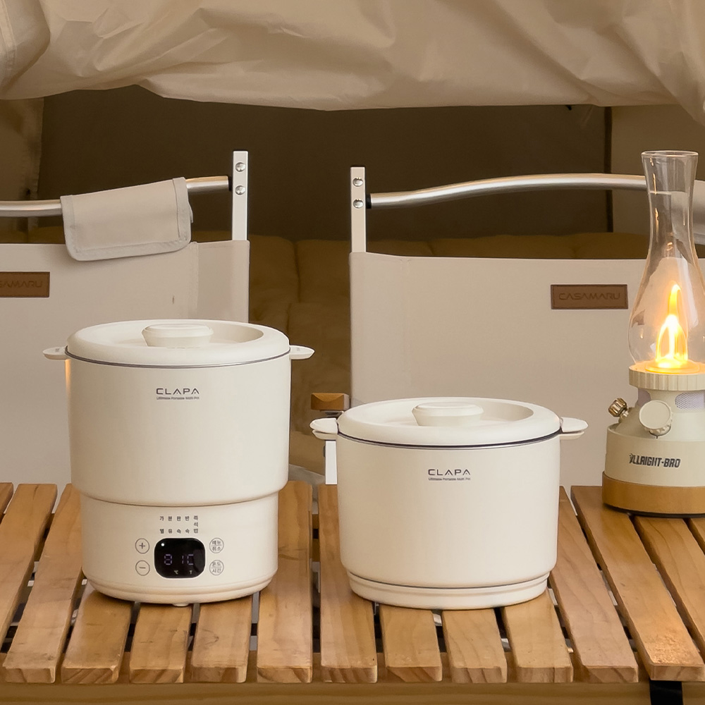 클래파 접이식 전기포트 커피포트 멀티쿠커 여행용 휴대용 올스텐 1.2L