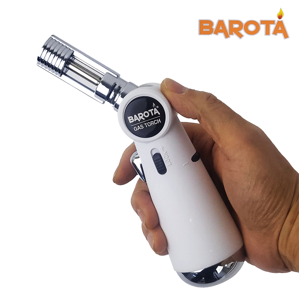 바로타 충전식 자동점화 원터치 가스 토치 DW-1200 가스통없이 사용하는 안전강화형