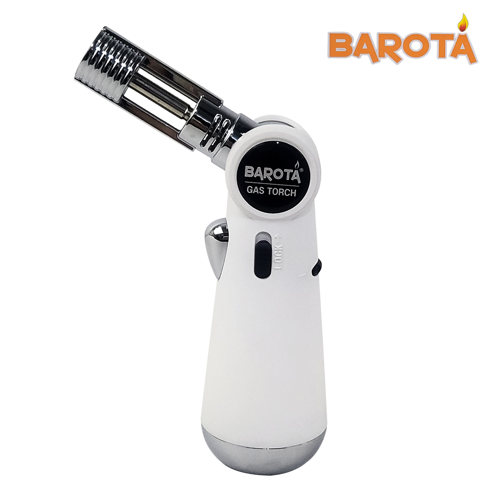 바로타 충전식 자동점화 원터치 가스 토치 DW-1200 가스통없이 사용하는 안전강화형