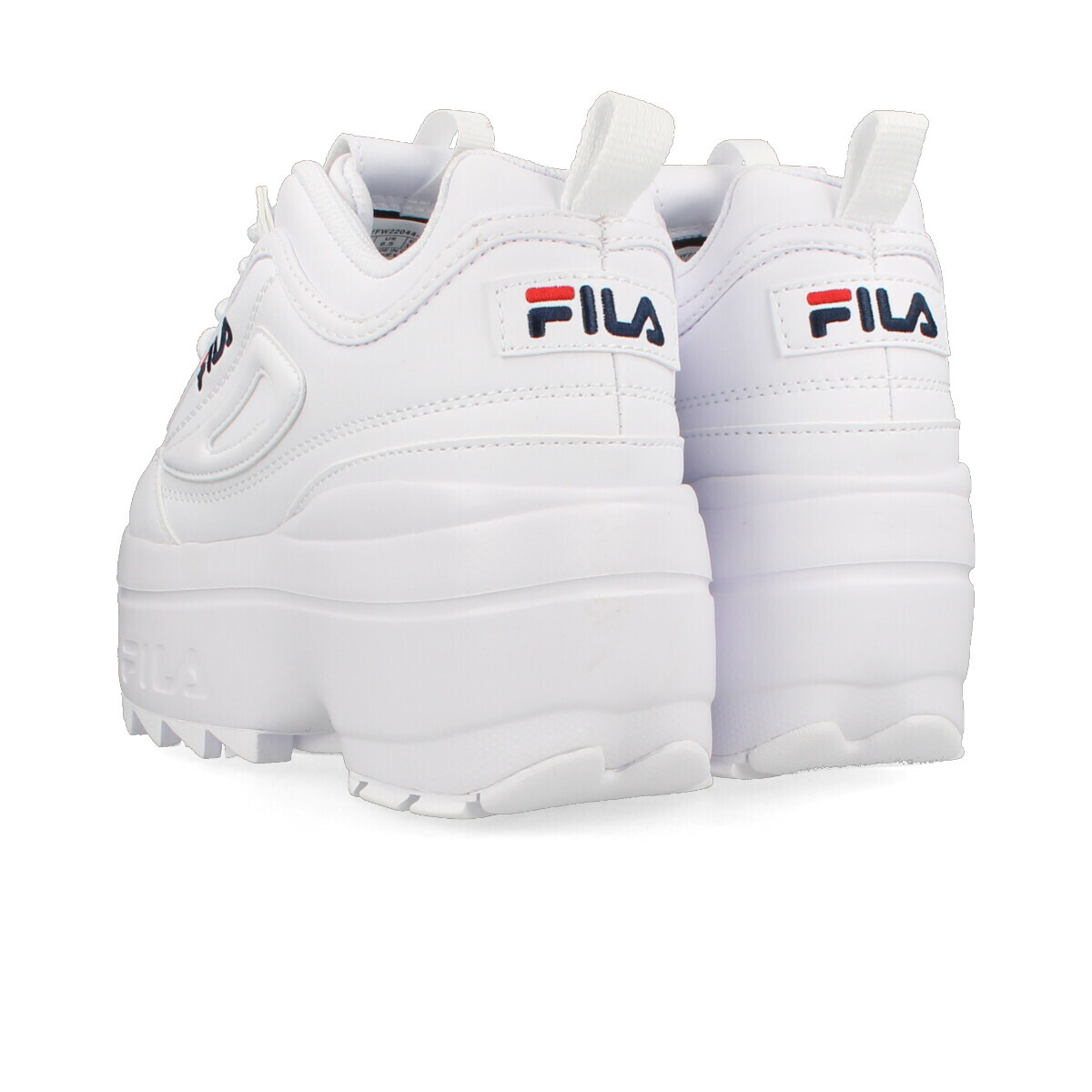 휠라 FILA 우먼스 디스럽터2 웨지 통굽 스니커즈 WFW22044 125 화이트 - 상세 이미지 3