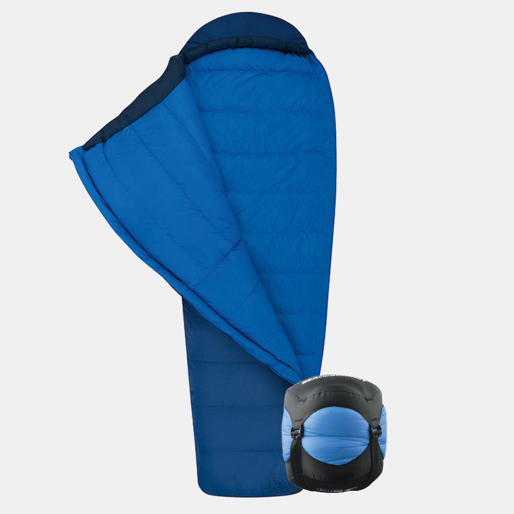 씨투써밋 트렉 -8도 다운 침낭 캠핑 백패킹 경량 동계 LN, 블루