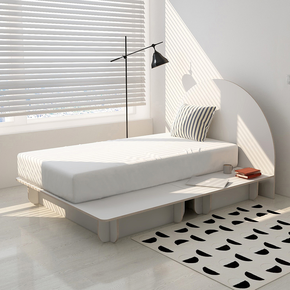 누어 룬드 아크 반원헤드 수납침대 프레임 싱글 슈퍼싱글 S/SS