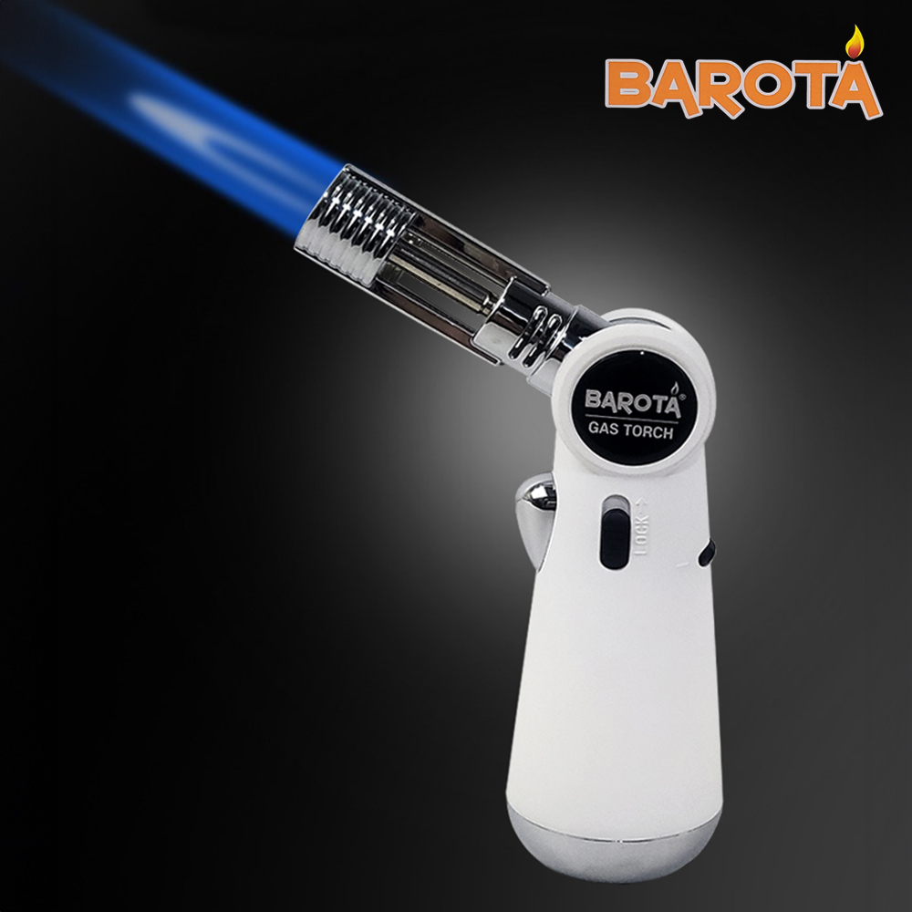 바로타 충전식 자동점화 원터치 가스 토치 DW-1200 가스통없이 사용하는 안전강화형