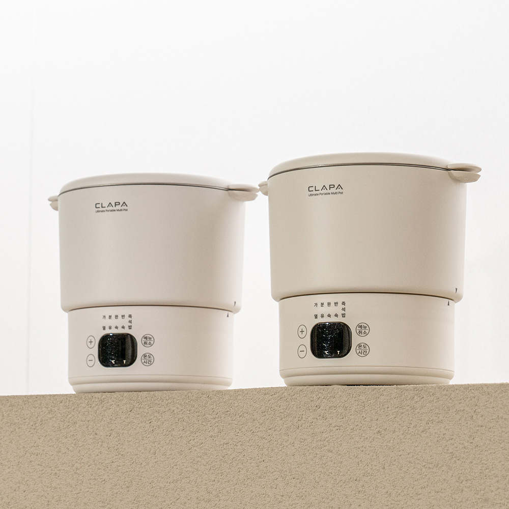클래파 접이식 전기포트 커피포트 멀티쿠커 여행용 휴대용 올스텐 1.2L