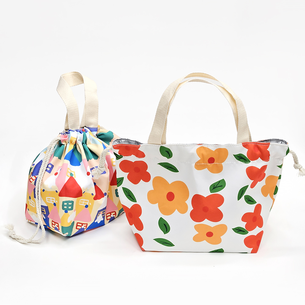 온다온 패턴백 도시락가방 보온보냉 이유식가방 직장인 런치백