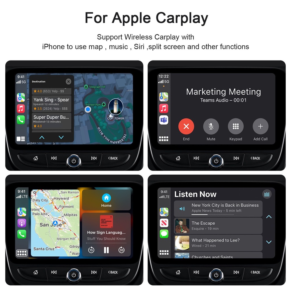 애플 카플레이 무선 carplay 자동차 미러링 오토 동글 네비게이션 - 상세 이미지 2