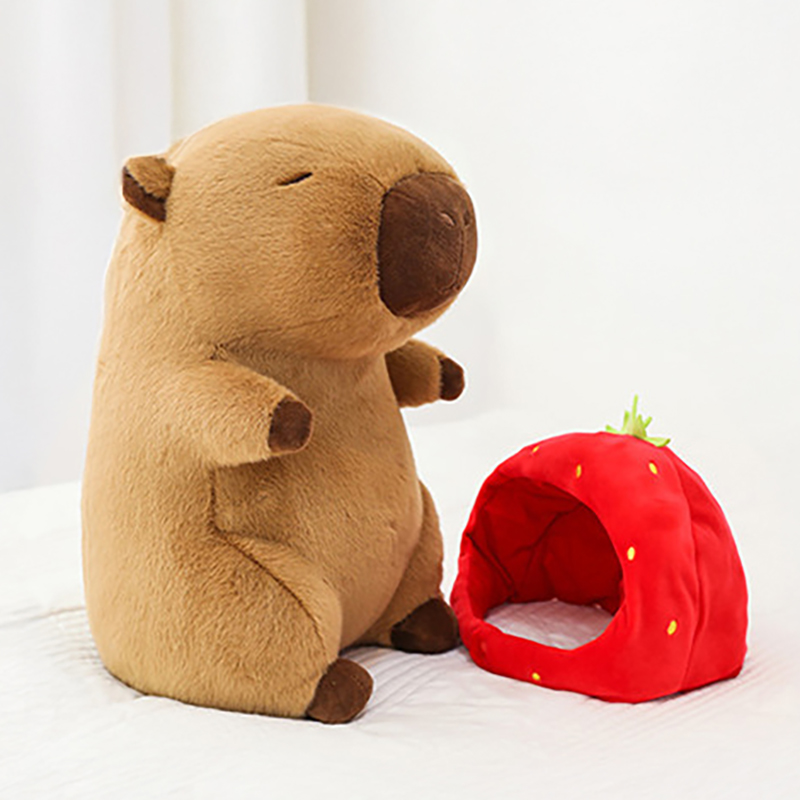 구쯔야 카피바라 쉐프바라 30cm 귀여운 큰인형 동물 인형 애니멀 이미지 7