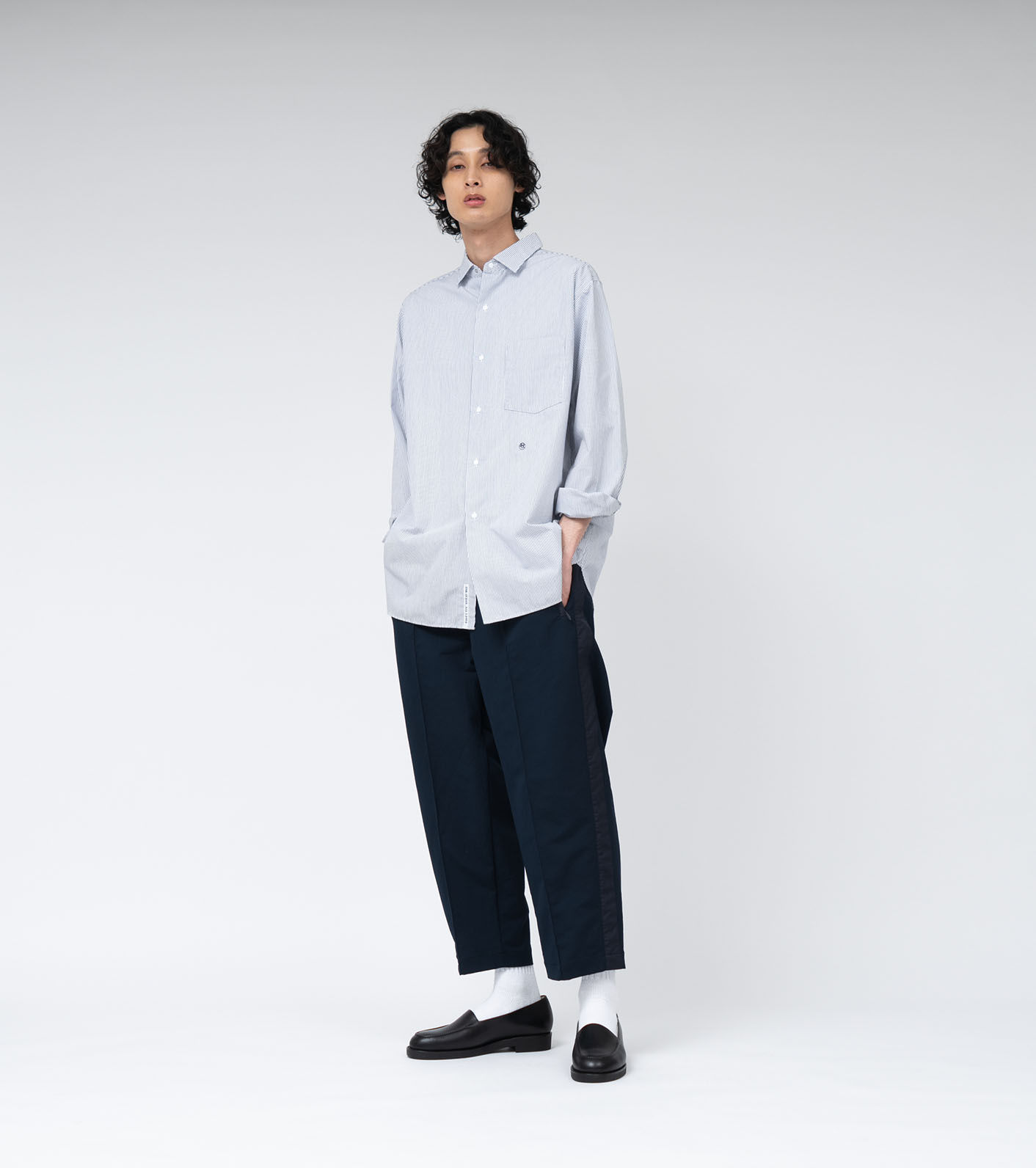 나나미카 울 L/S 폴로 니트 S25SH101 남녀공용 데일리룩 카라니트 PK니트 이미지 6