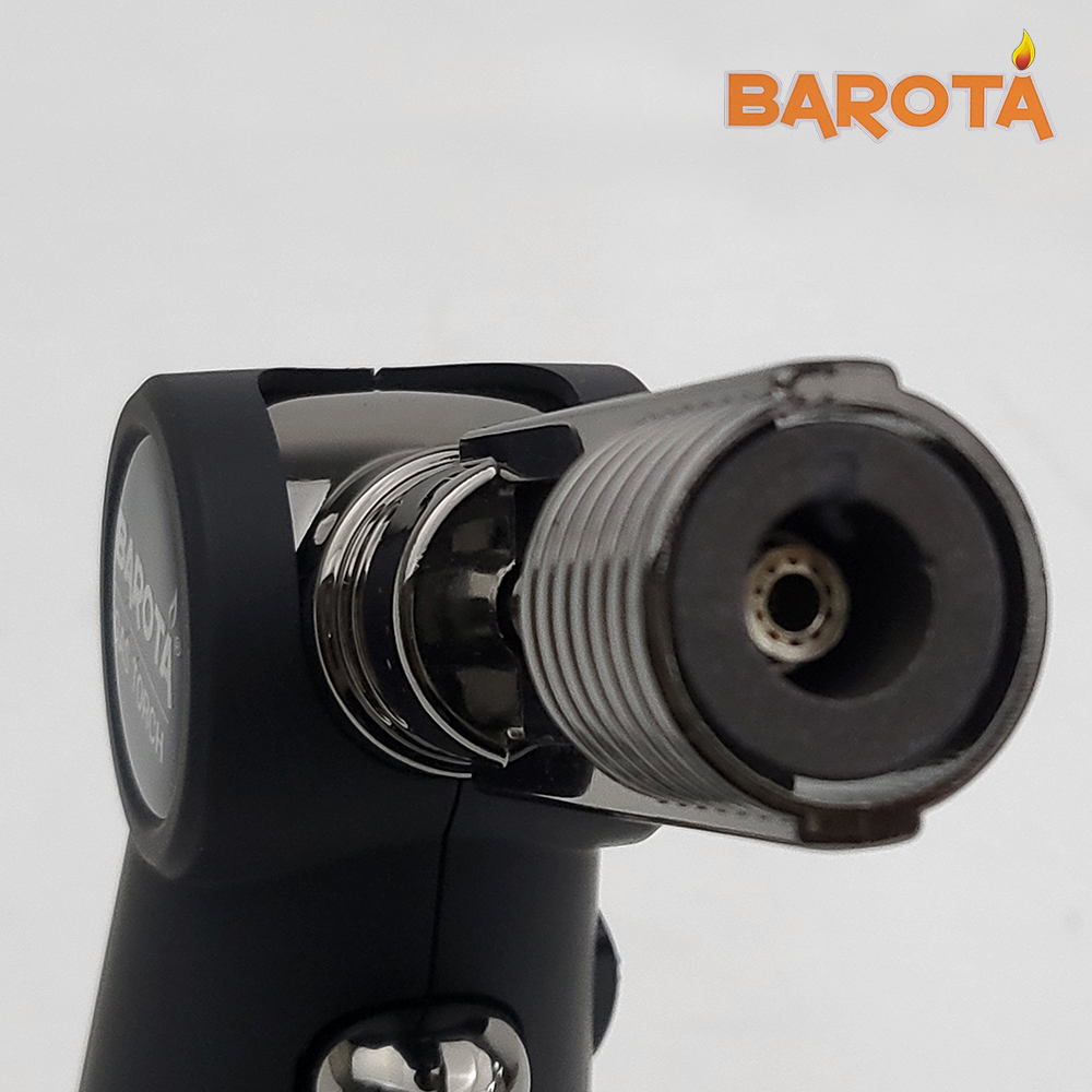 바로타 충전식 자동점화 원터치 가스 토치 DW-1200 가스통없이 사용하는 안전강화형