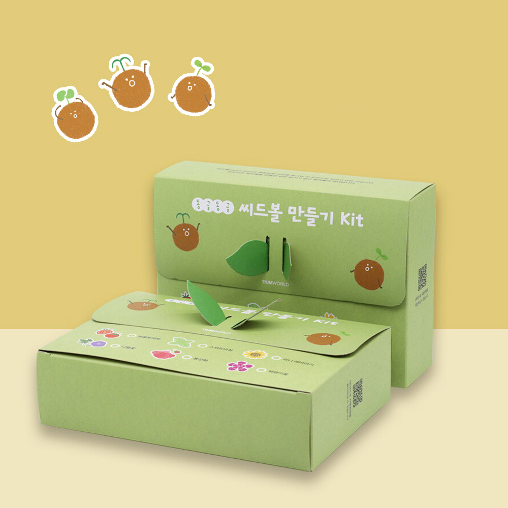 씨드볼 씨앗폭탄 씨드밤 씨앗볼 만들기 유아가드닝 원예체험 키트 이미지 8