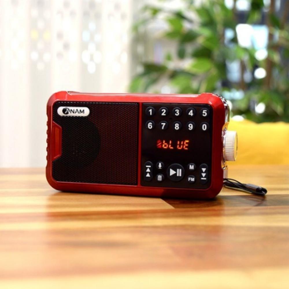 휴대용USB라디오 충전식미니라디오 mp3라디오 - 메인 이미지