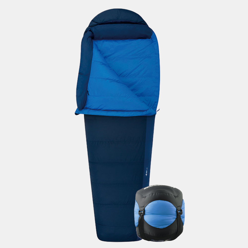 씨투써밋 트렉 -12도 다운 침낭 백패킹 동계 캠핑 LN, 다크블랙