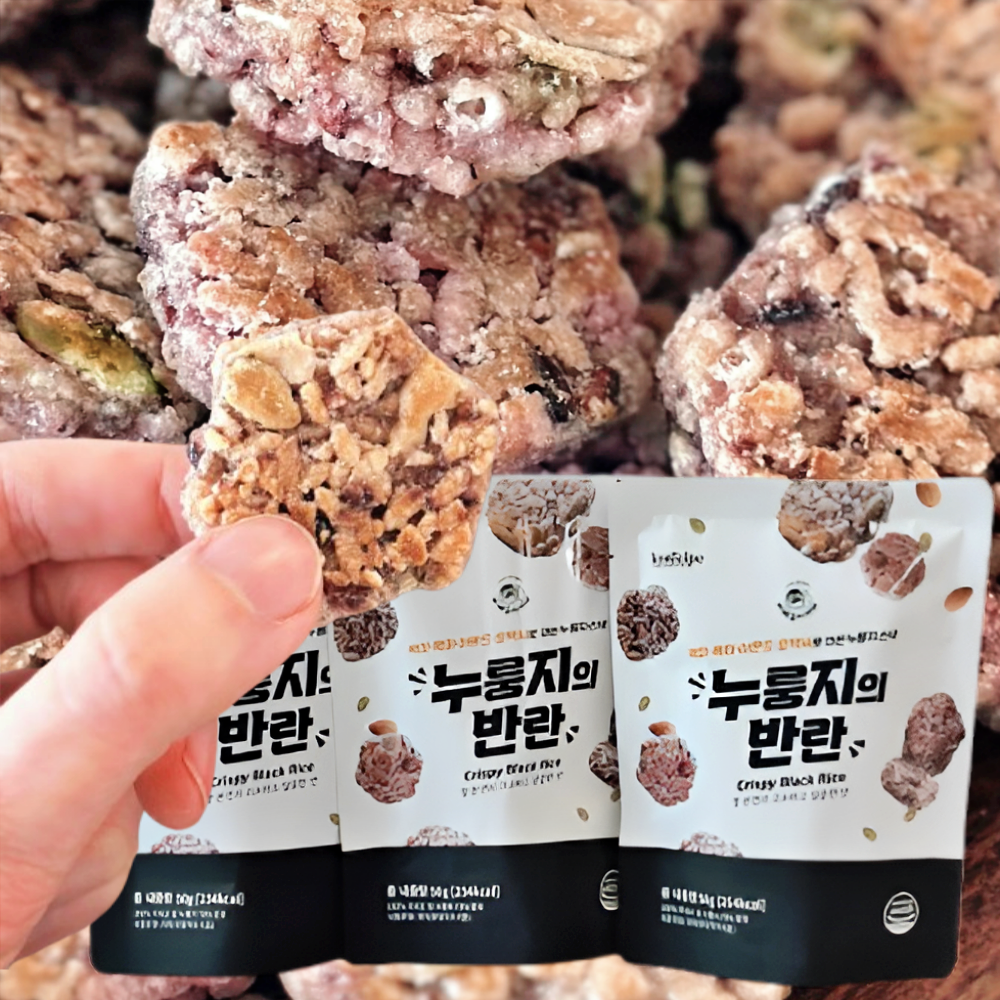국산 100% 누룽지 간식 스낵 어르신 부모님 간식 누릉지 - 상품 이미지