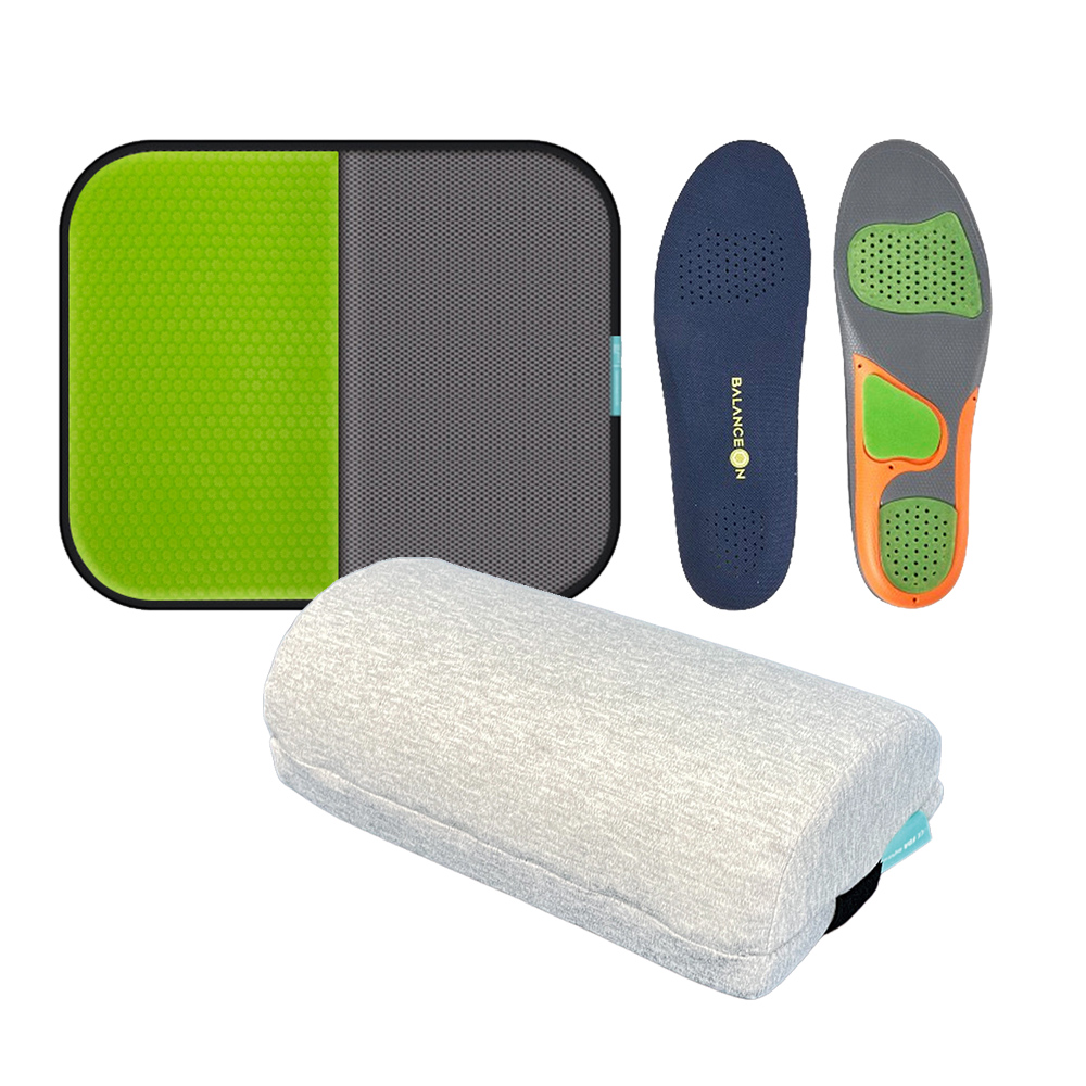 [네이버단독] 밸런스온 여행/캠핑 패키지 (휴대용방석+헤드레스트+데일리인솔 아치 깔창 )
