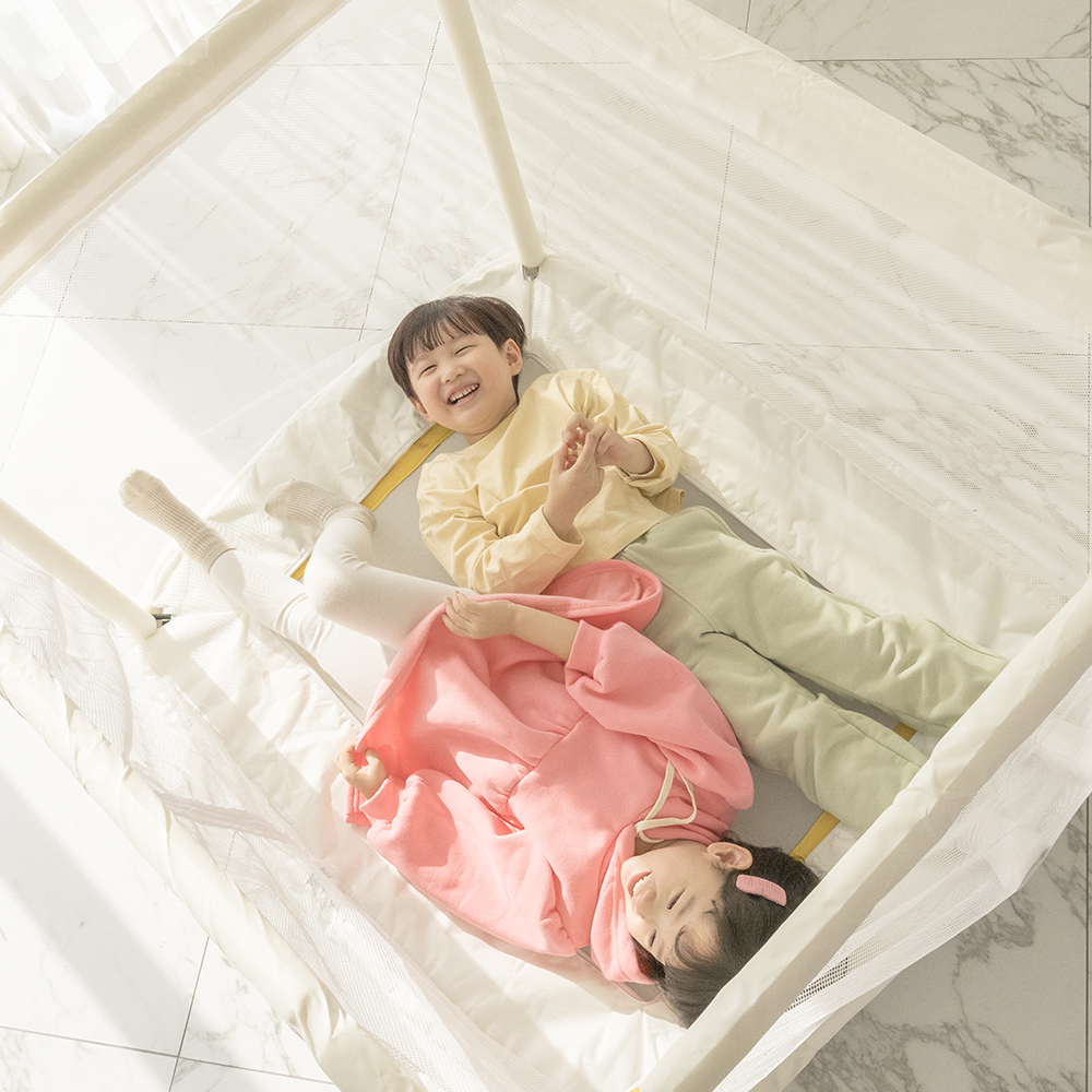 방문설치 로베라 3in1 바운스아이 유아트램폴린 어린이 아기 방방이 볼풀공 에어캡 포함 이미지 7