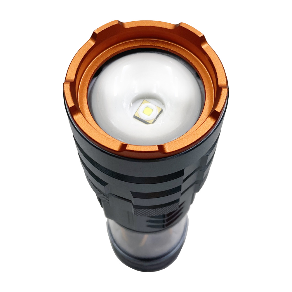 몬스터파워 제우스 LED 후레쉬 줌 랜턴 충전식 써치라이트