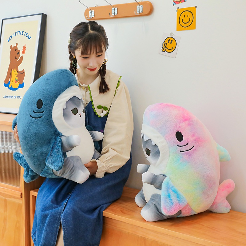 귀여운 샤크캣 봉제인형 애착인형 인테리어 - 상세 이미지 2
