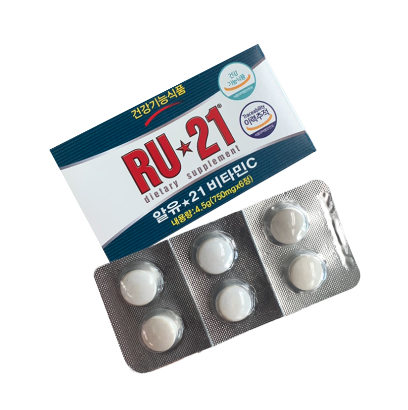 ru21 알유21 비타민C 750mg x 6정, 6개 코스트코비타민 - 상세 이미지 2