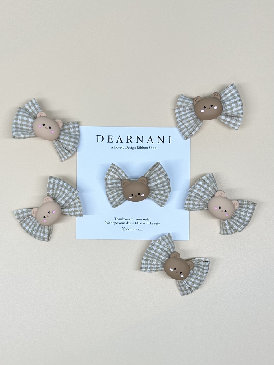 [디얼나니] Petit Bears Pin (2개세트) - 상세 이미지 2