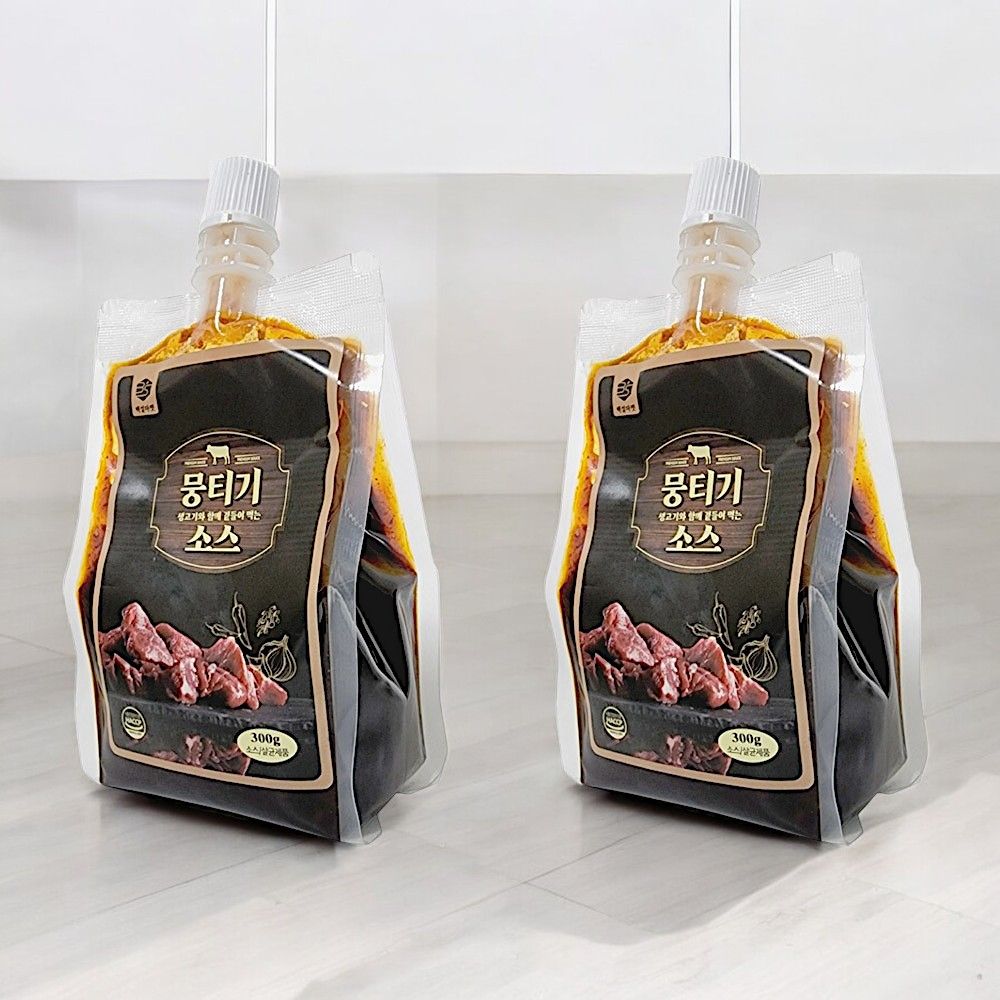 뭉티기소스 300g 15팩 1박스 생고기 육회 육사시미 : 찐텐마켓