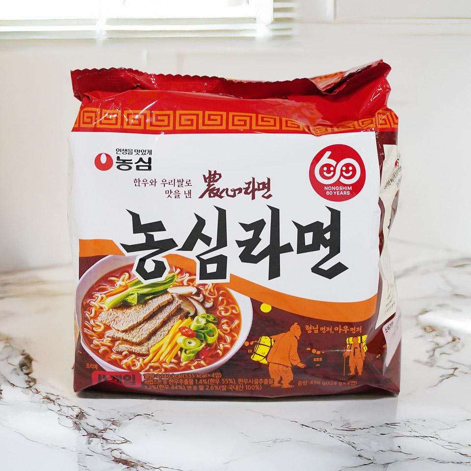 메가마트 농심 농심라면 124gx4 - 메인 이미지