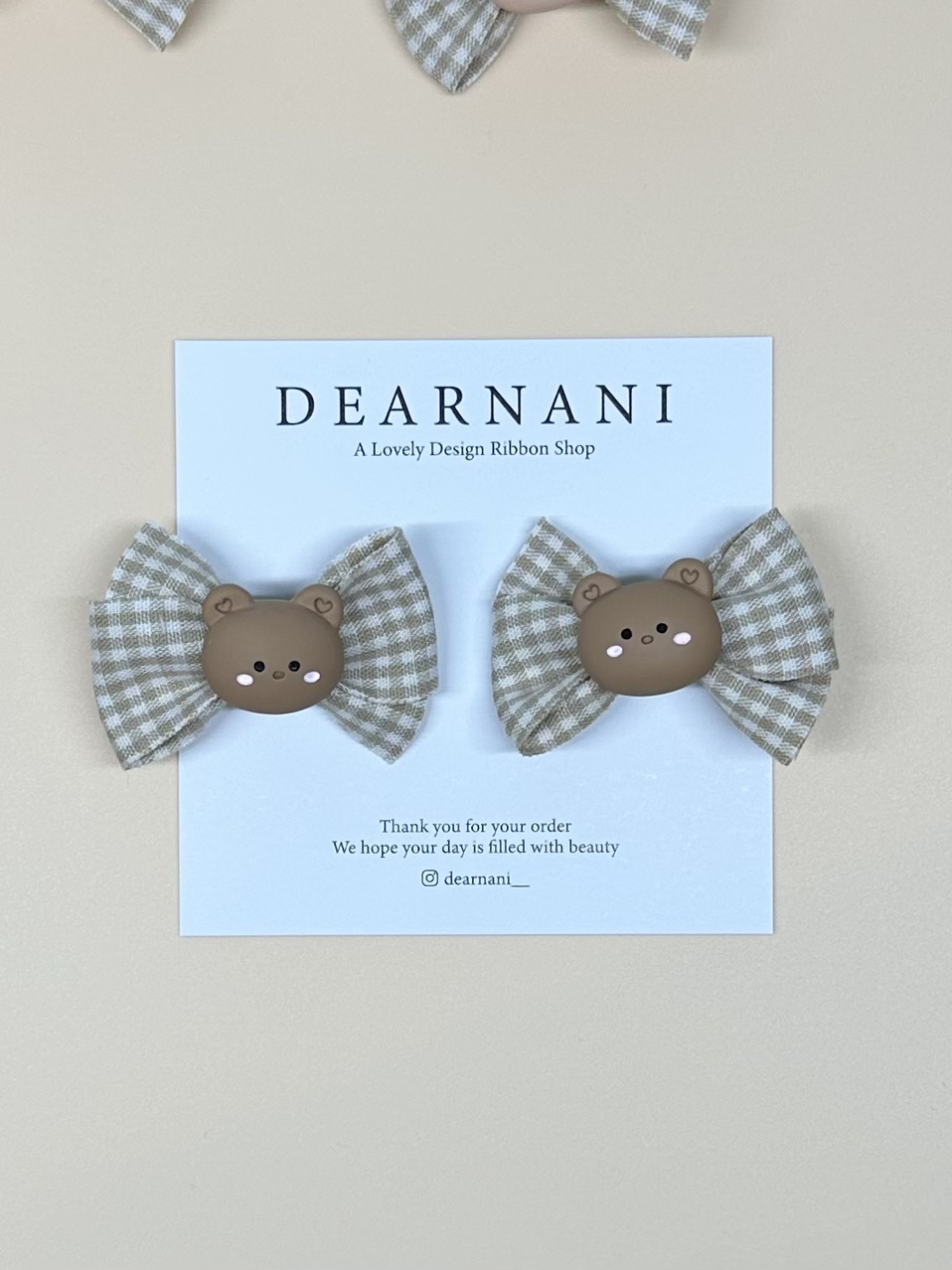 [디얼나니] Petit Bears Pin (2개세트) - 상세 이미지 4