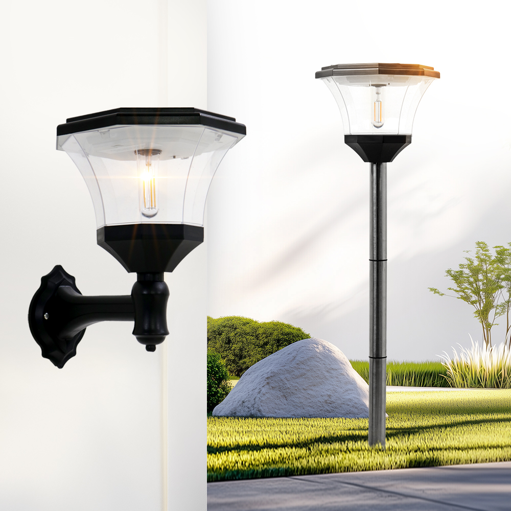 태양광 정원등 조명 태양열 전등 LED 가로등 문주 야외 말뚝형 벽등 크라운 올인원