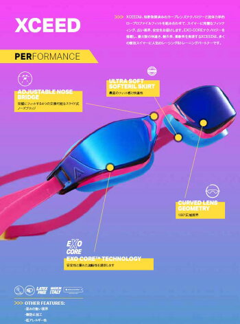 아쿠아스피어 AQUASPHERE MP 수경 미러 고글 엑시드 티타늄 XCEED-M 6컬러 이미지 8
