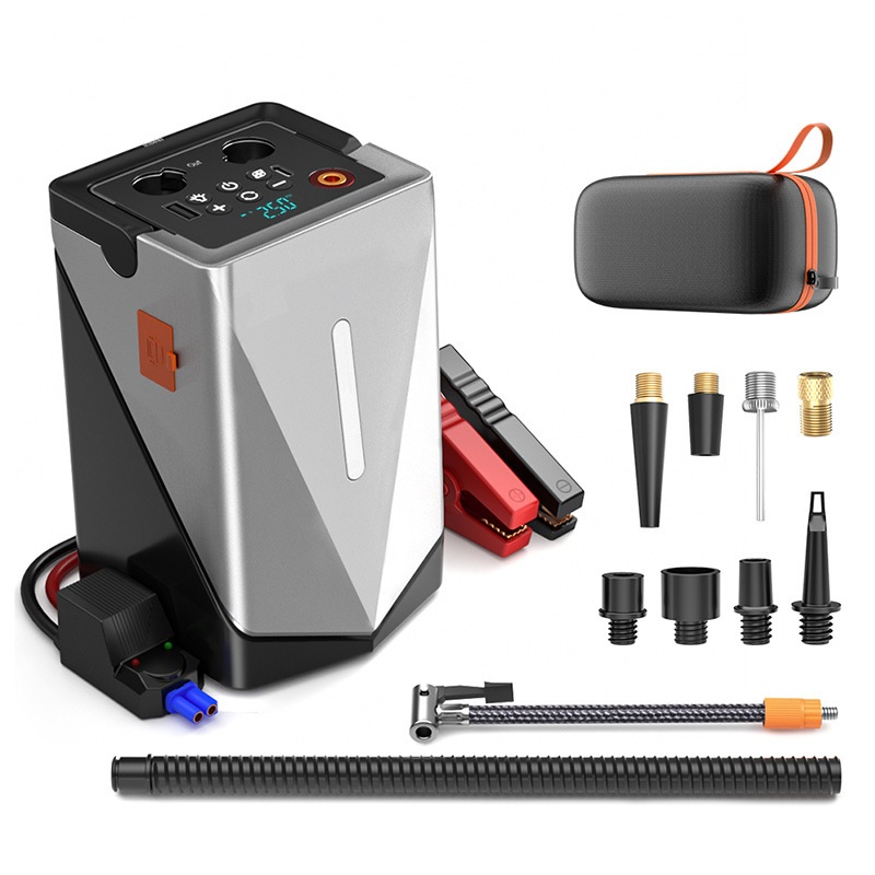 12V 초강력 자동차 점프스타터 타이어 공기압 충전 2 in 1 모델 겨울 자동차 장치 - 상세 이미지 5