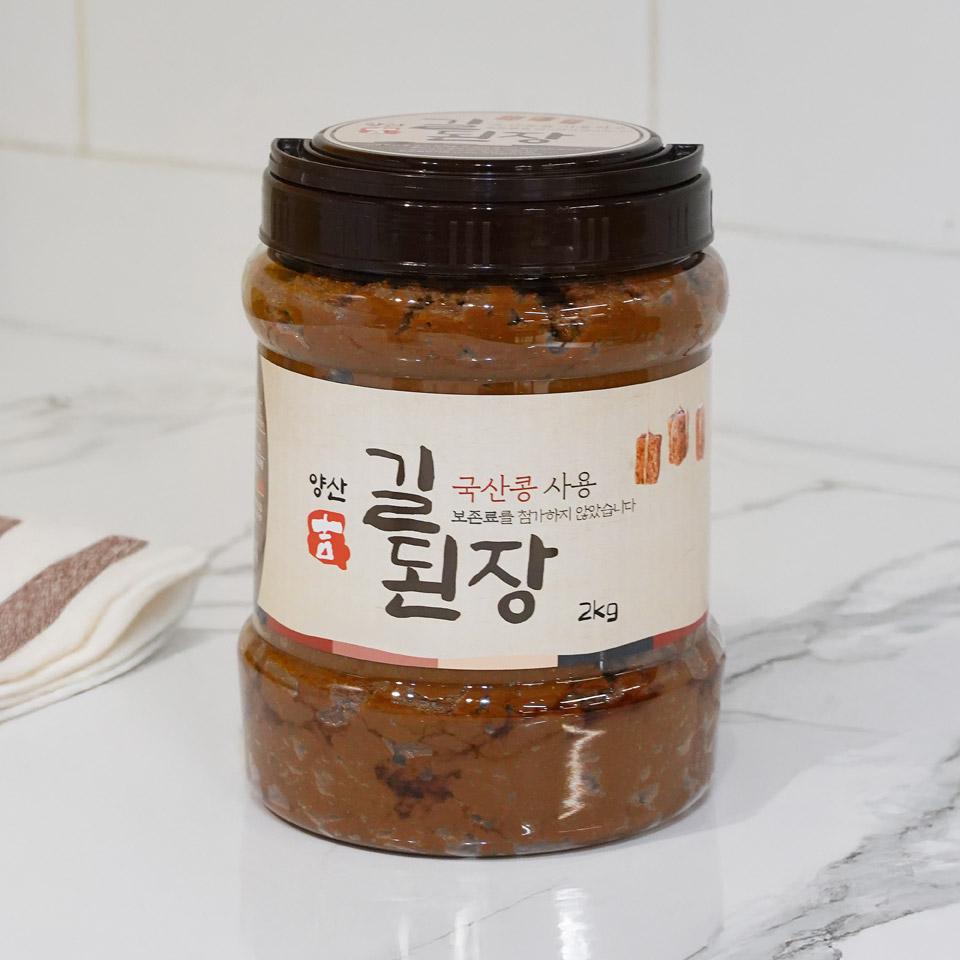 메가마트 양산 길된장(국산) 2kg - 상품 이미지