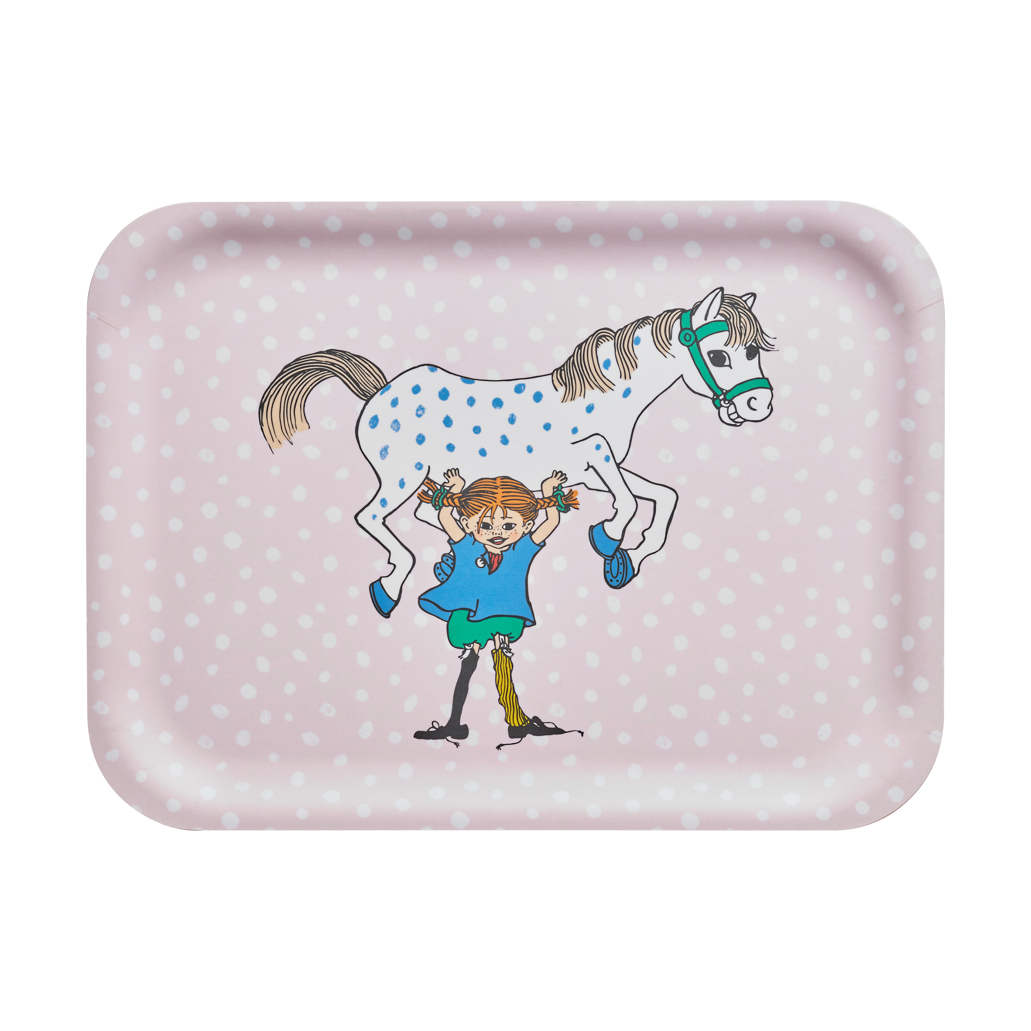 삐삐 트레이 20X27 cm Pippi and the Horse : 노르딕네스트
