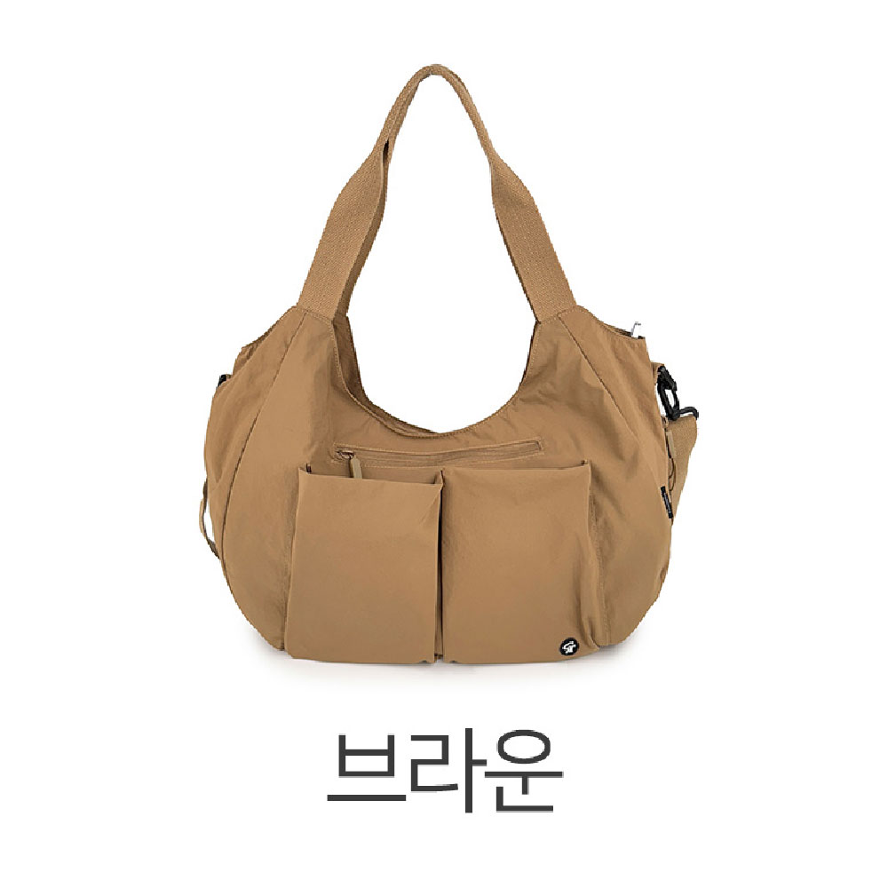가벼운 나일론 빅사이즈 크로스 숄더백 대학생 여대생 직장인 여성 큰 대형 숄더백 가방 - 상세 이미지 3
