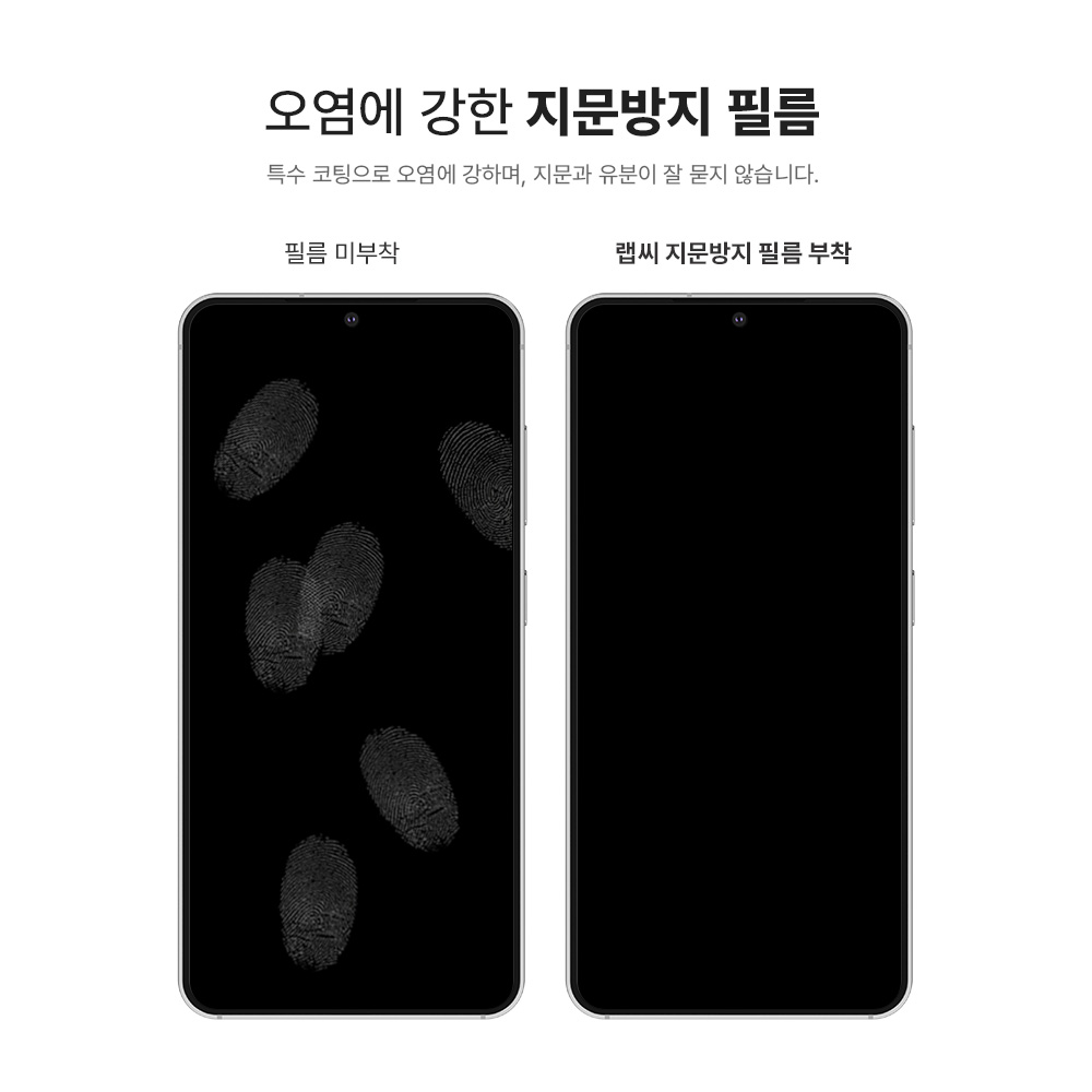 랩씨 사생활보호 풀커버 강화유리 지문방지 저반사 프라이버시 액정보호필름 갤럭시S24, 2매입 이미지 8