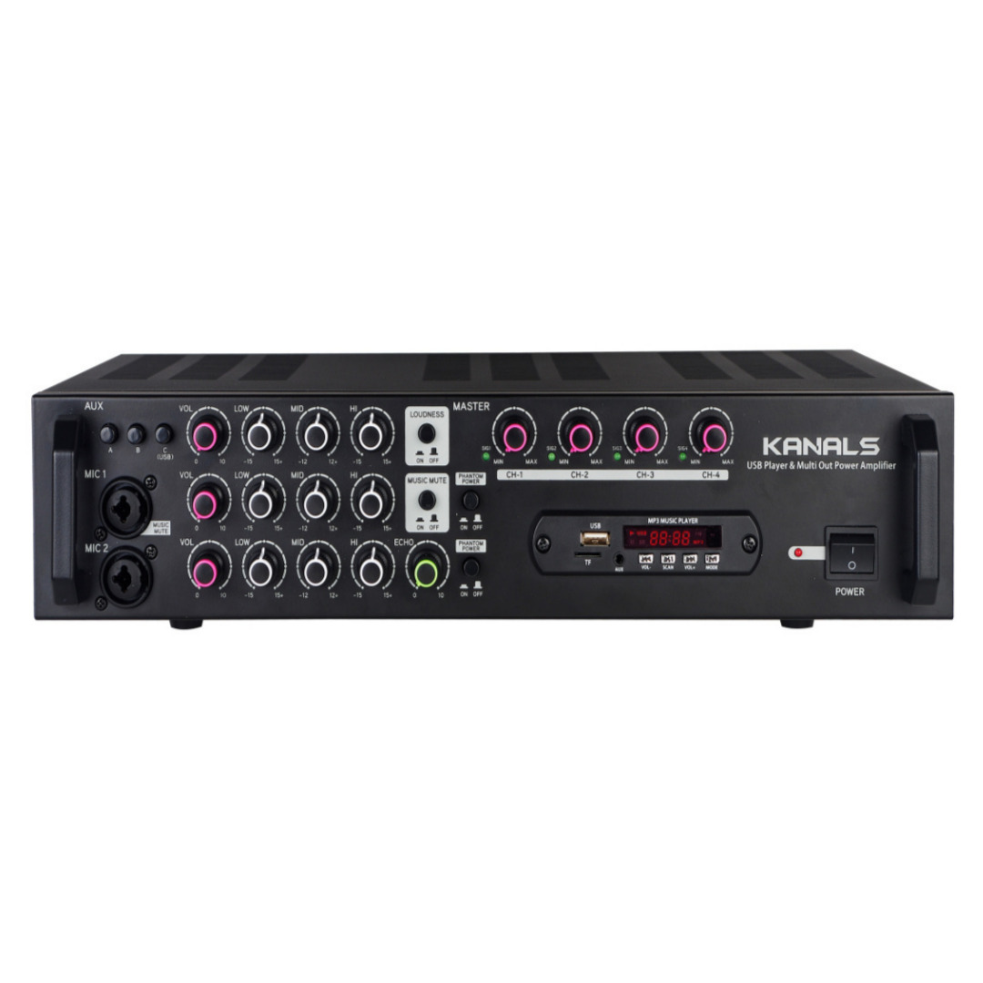 카날스 EMA-400N 4채널 블루투스 매장 카페 앰프