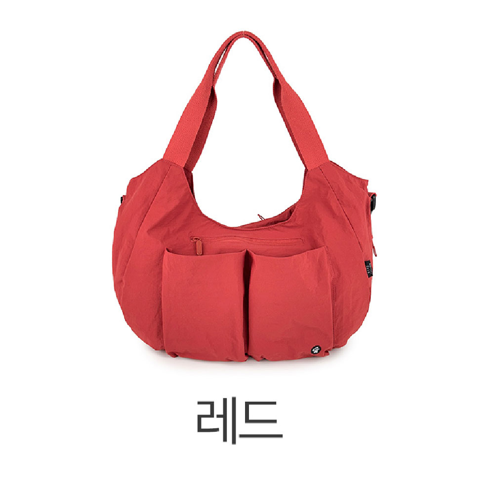가벼운 나일론 빅사이즈 크로스 숄더백 대학생 여대생 직장인 여성 큰 대형 숄더백 가방 - 상세 이미지 5