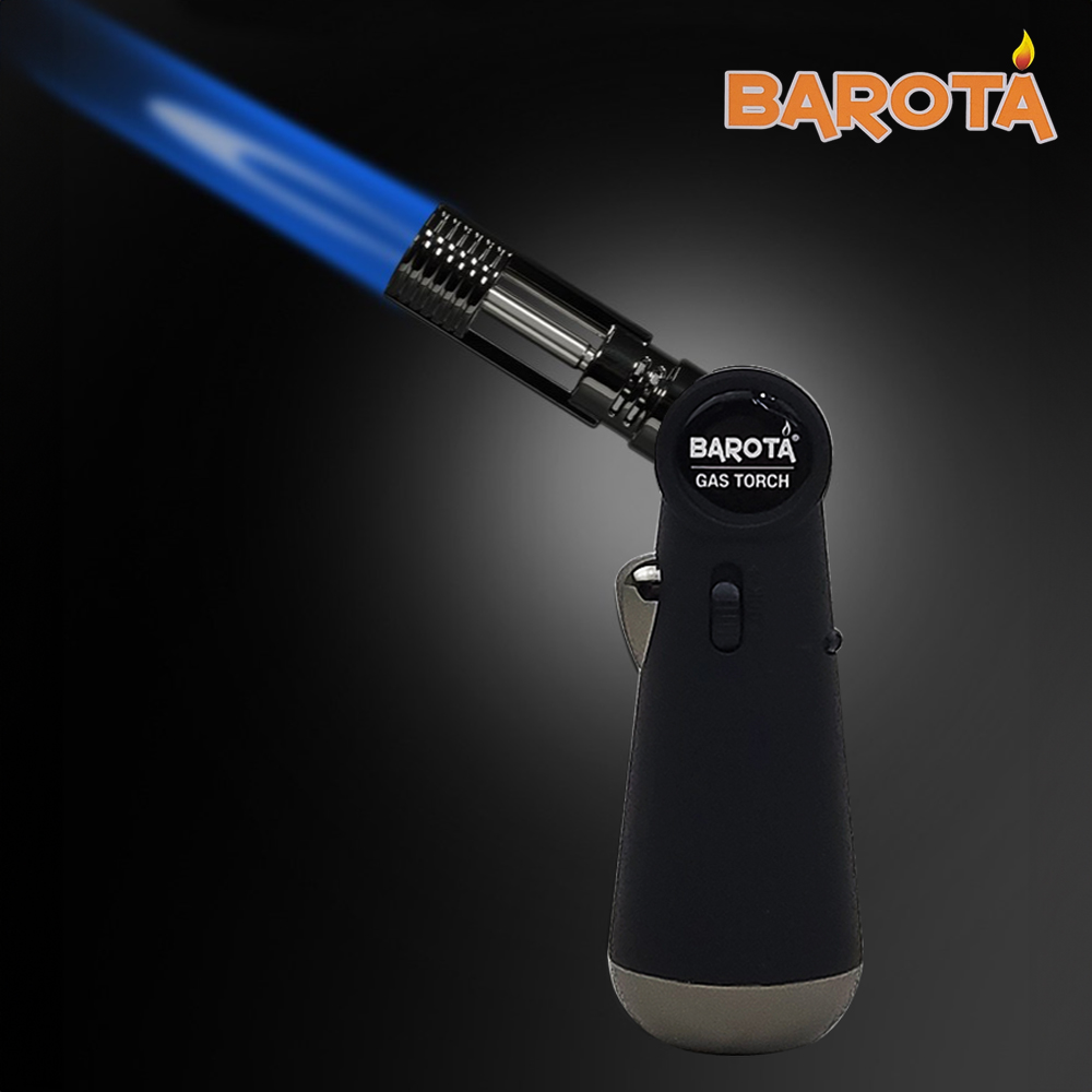 바로타 충전식 자동점화 원터치 가스 토치 DW-1200 가스통없이 사용하는 안전강화형