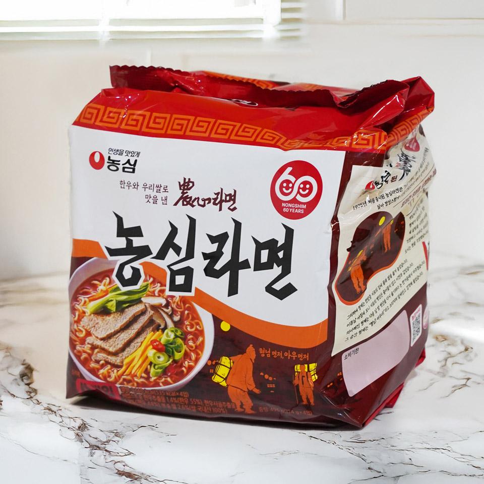 메가마트 농심 농심라면 124gx4 - 상세 이미지 2