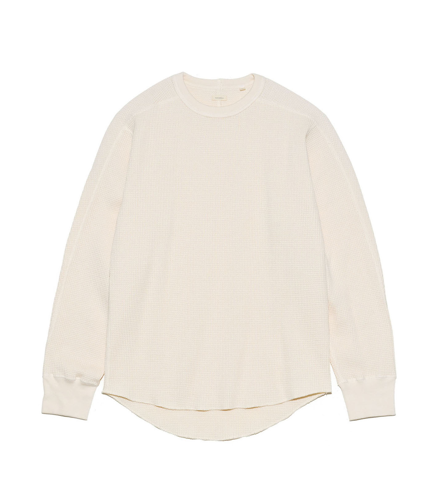 나나미카 크루넥 써멀 스웻 S25SH102 남녀공용 캐쥬얼 데일리 와플 티셔츠 맨투맨 - 상세 이미지 2