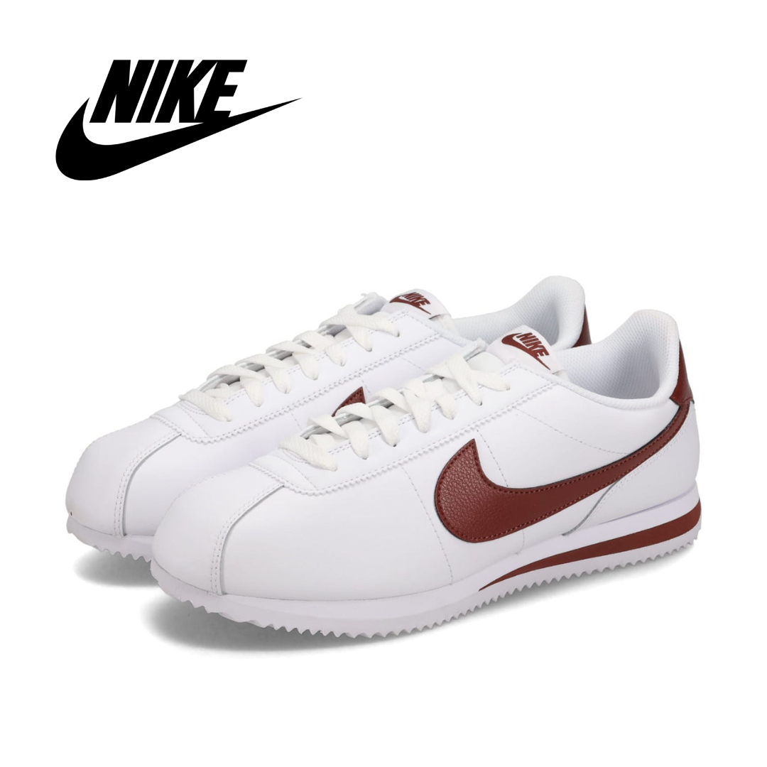 나이키 코르테즈 여성 가죽 단화 신발 여성스니커즈 화이트 레드, 265