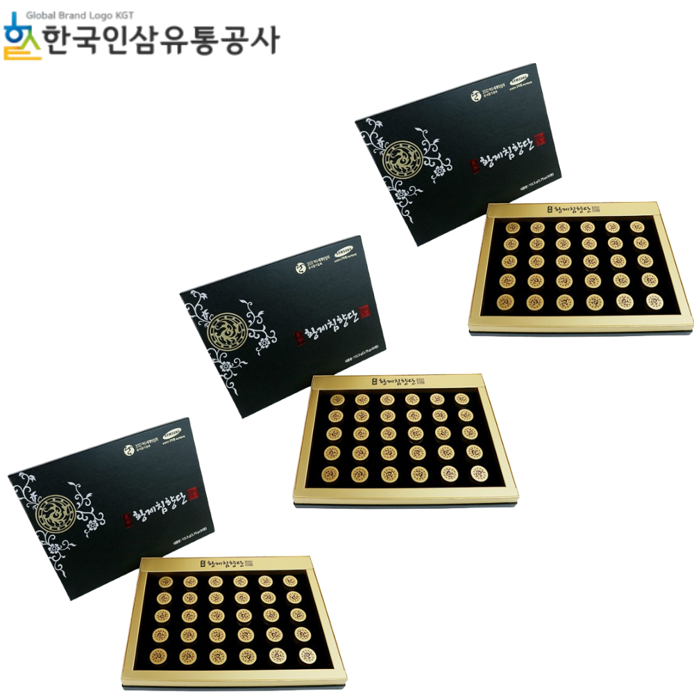 한국인삼유통공사 프리미엄 황제 침향단 30P 3박스 황제환 침향 녹용 홍삼 환 명품 선물 - 상품 이미지